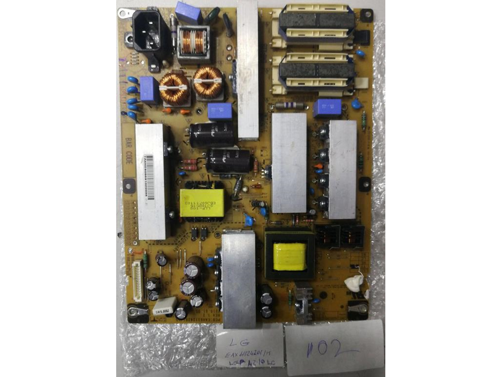 EAX61124201/15- 3PAGC10011A-R- LGP42-10LC- EAY60869405- LG 42LD450-ZA- POWER BOARD- BESLEME- V420H2-L02
