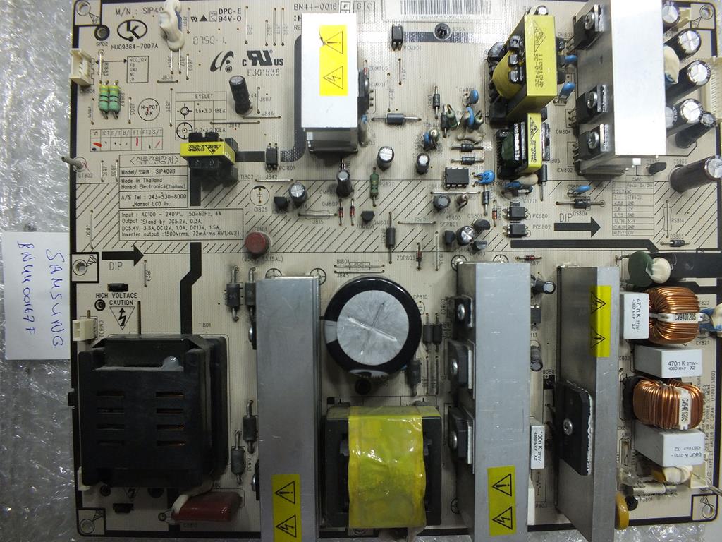 BN44-00167 - BN44-00167A - BN44-00167B - BN44-00167C - BN44-00167F - LE-40F87BDX - POWER BOARD - SAMSUNG BESLEME