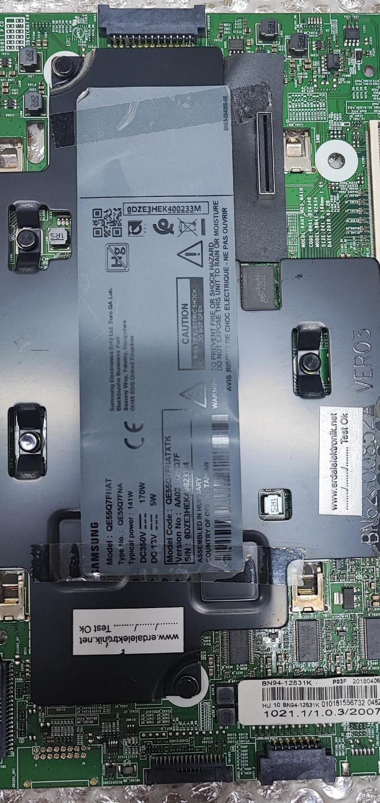 BN94-12831K - QE55Q7FNAT - BN62-00852A - samsung anakart