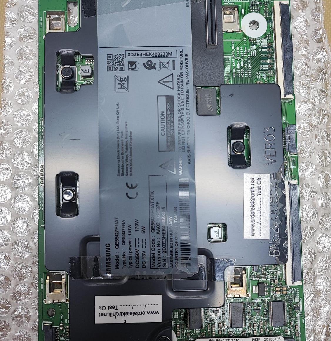 BN94-12831K - QE55Q7FNAT - BN62-00852A - samsung anakart